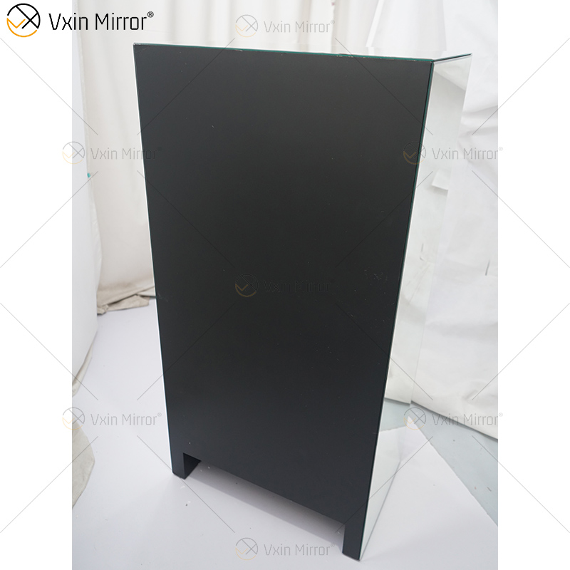 Estante de almacenamiento, estante montado en la pared con cajón, espejo, mesitas de noche, mesita de noche, venta al por mayor, mesita de noche con espejo duradero