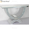 WXWF-513 Precio de fábrica Venta al por mayor Art Deco Antique con mesa de consola de vidrio curvo