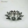 Fuente de fábrica Vxin Mirror Flower VX-07 Candelabro de plata Lotus Crystal Candle Holder