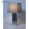WXTL-146 de alta calidad, moderna lámpara de espejo de noche de cristal triturado con pantalla para sofá seccional