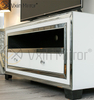 Vxin Mirror WXWF-790 Mueble Moderno Blanco Plata Vidrio TV Gabinete Soportes