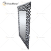Espejo de pared de cristal grande plateado de calidad superior marrón plateado 2 colores decoración de pared WXM-1051
