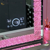 Vanity Hollywood LED con Bluetooth WXDL-1208 Mesa de cristal Espejo de maquillaje de estilo decorativo ovalado con juegos de dormitorio con luz LED