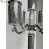 Nombre personalizable Modern Elegant VX-09 Silver Crystal 75 Light Mirrorr Portavelas para boda en casa