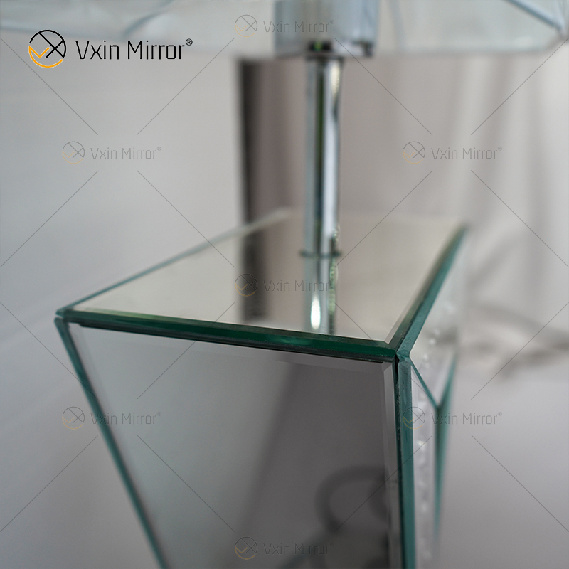 Gran oferta WXTL-003 espejo plateado para dormitorio noche lujo moderno lámparas de mesa decorativas