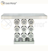 Vxin Mirror WXF-008 Good Supplier Factory Modern Luxury Curved Glass Wood Tallado Bone Inlay Consola Mesa