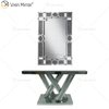 Vxin Mirror Venta caliente Silver Crystal W Design Consola Mesa con espejo Pasillo en muebles de sala de estar