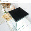 Vxin Mirror WXMV-034 Florero de espejo Florero decorativo de cristal plateado Flor elegante para la decoración del hogar No puede contener agua