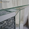 Chimenea de espejo de cristal brillante flotante WXWF-1106 con inserciones en venta caliente