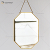 Golden Vxin Decoración de pared única Marco de metal dorado Espejos decorativos Espejo de pared simple y elegante de lujo