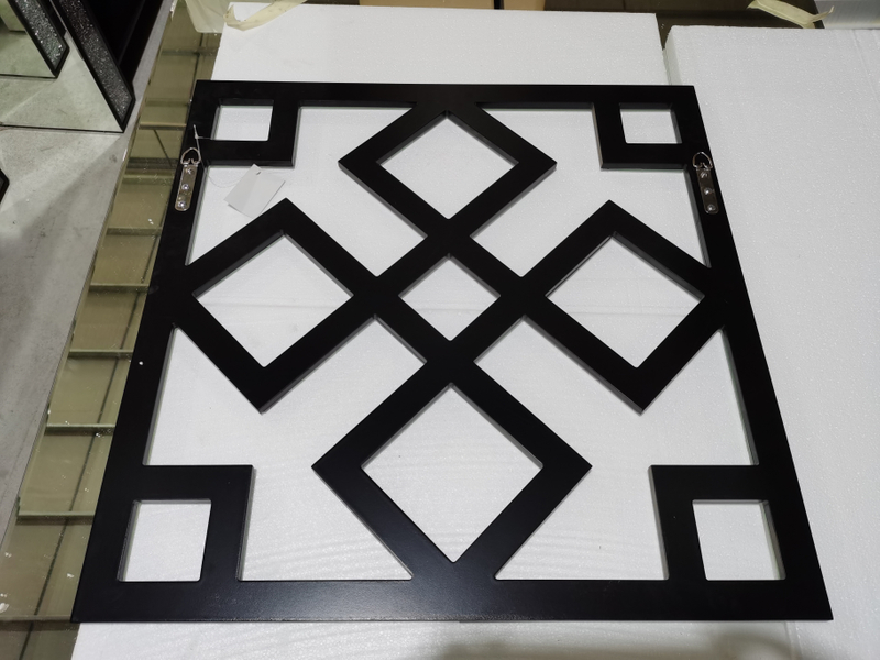 Espejo decorativo de pared con espejo cuadrado con borde biselado Espejos de pared modernos de moda WXM-1580