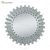 WXM-1138 de alta calidad, decoración de pared, pantalla de diamante, espejo colgante de pared de cristal 3D plateado