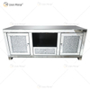 China Supply Modern European WXF-097-1 Crush Diamond Silver Crystal Tv Stand Furniture