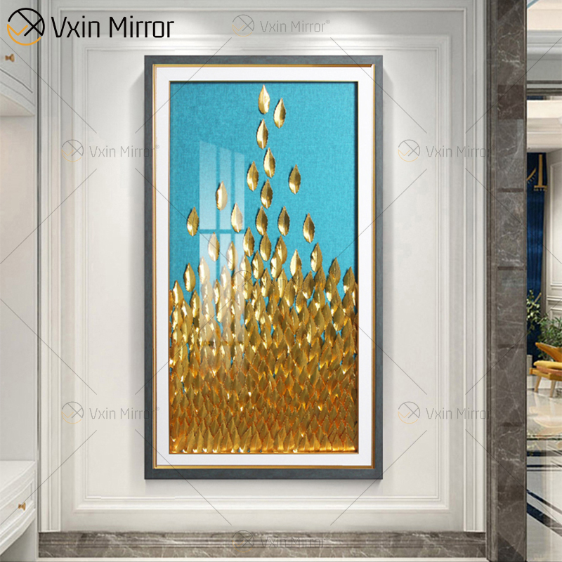 Vintage Chassical Gold Retro Bronze Home Decor WXPP-64 Nordic Canvas Art Painting Luxury Living Room Wall Art