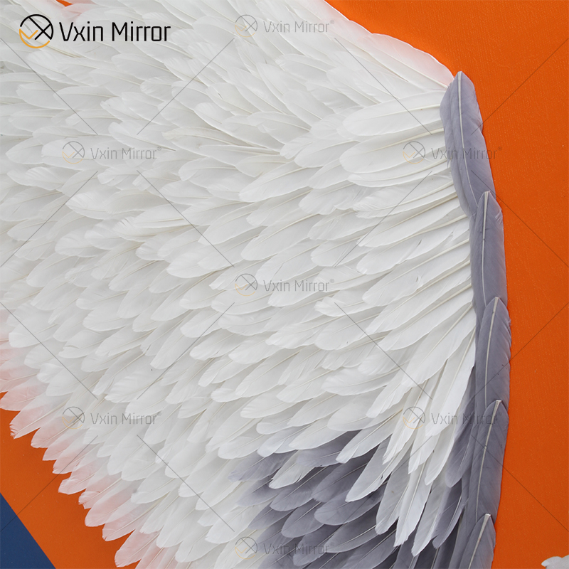 Plumas mujer lienzo abstracto pintura pared arte WXPP-75 póster impreso cuadro pintura decorativa sala de estar decoración del hogar