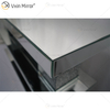 Muebles de lujo Diamond Silver Mirrored Glass Rectángulo Mesa de centro