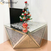 Suministro de fábrica WXWF-711 Mesa auxiliar de diamante triturado Mesa de centro moderna