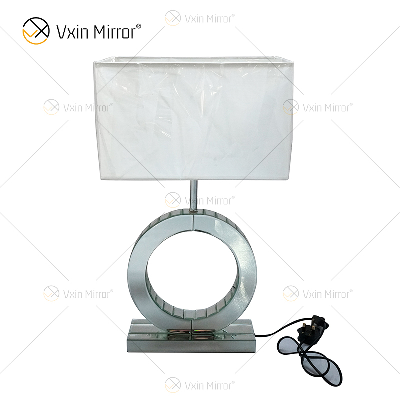 Fuente de fábrica WXT-005 Lámpara de mesa de plata moderna para lámpara de espejo de dormitorio