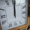 Reloj espejado WXMC-082 Diamante triturado Marrón Reloj redondo de lujo