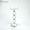 Vxin Mirror Popular VX-08 Silver Elegant Candlestick Crystal Candle Holder
