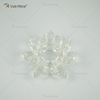 Fuente de fábrica Vxin Mirror Flower VX-07 Candelabro de plata Lotus Crystal Candle Holder