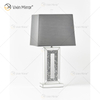 WXTL-146 de alta calidad, moderna lámpara de espejo de noche de cristal triturado con pantalla para sofá seccional