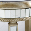 Mesa auxiliar de lujo WXWF-162 decoración del hogar cristal plata Anti oro muebles mesa auxiliar con espejo