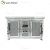 7 cajones WXF-146 Mueble de sala de estar con espejo de plata con cajones Muti