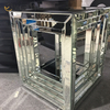 Mesa de esquina de sofás de mesita de noche con espejo moderno personalizado para muebles de hogar WXF-848