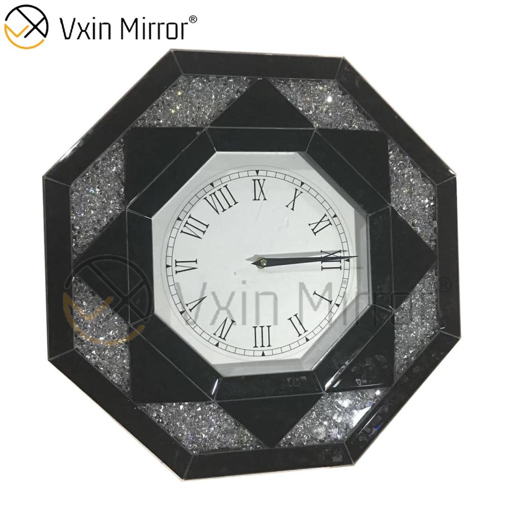 Espejo de pared moderno de diamante triturado de tres colores VXin Mirror