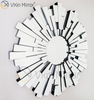 Vxin Wall Decoration WXM-1004 Espejo colgante de pared de vidrio 3D plateado