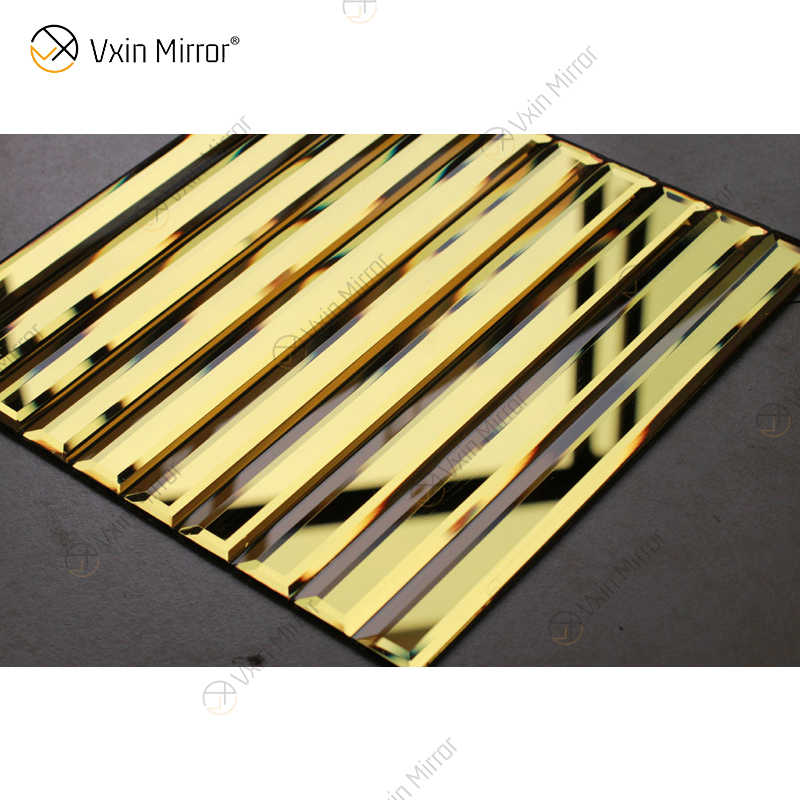 Espejo de borde biselado, azulejo de cerámica moderno personalizado, decoración de pared del hogar para vestíbulo, gran oferta, decoración de pared de espejo, decoración del hogar