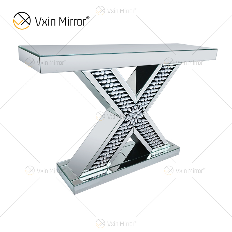 Venta caliente Producto de China WXF-087 Mesa de sala Mesa de consola dorada moderna