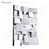 VXin Mirror WXM-1548 Moden Silver Glass 3D Decorativo Espejo de pared Decoración para el hogar para sala de estar Dormitorio