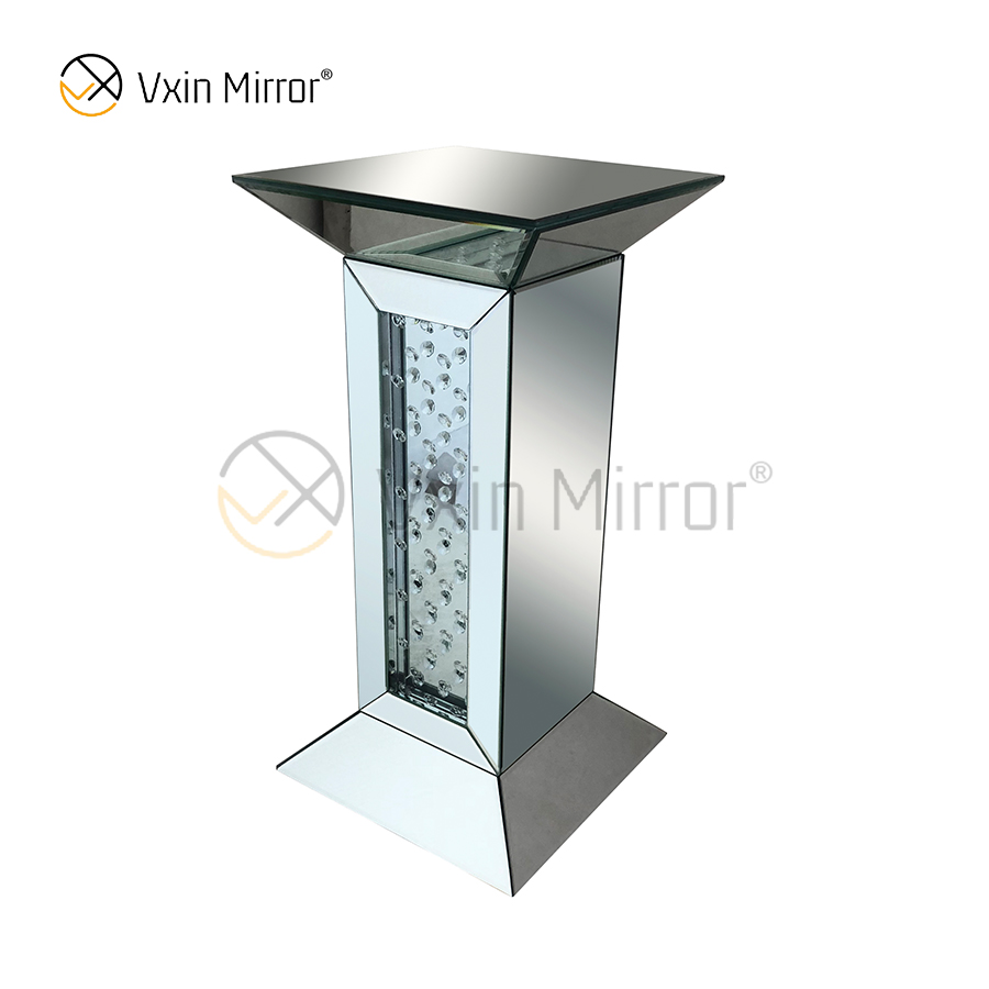 Vxin Mirrored Furniture WXF-764 Mesa auxiliar moderna y elegante de cristal de diamante