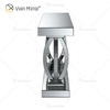 Mesa de consola de vidrio con espejo moderna y única, mesa decorativa para sala de estar, entrada, pasillo, decoración del hogar, WXF-294
