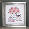 Increíble calidad Vxin Pearl Diamond Metal Wall Art Decor Decoración del hogar Sala de estar de lujo enmarcada para el hogar Set para la venta