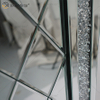 Espejo de cristal de diamante triturado rectangular veneciano, arte de pared, decoración del hogar, pasillo para sala de estar, sofás, WXM-502