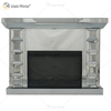 WXWF-1107 Chimenea eléctrica independiente de vidrio liso con espejo y control remoto