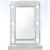 Venetian Dressing Styles VXin WXDL-103 Juego de tocador con espejo brillante de Hollywood con 3 bombillas de colores