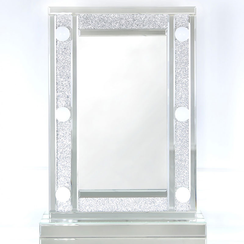 Venetian Dressing Styles VXin WXDL-103 Juego de tocador con espejo brillante de Hollywood con 3 bombillas de colores
