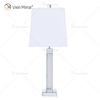 Vxin Supply WXTL-004 lámpara de espejo de mesa de cristal triturado de plata moderna para dormitorio