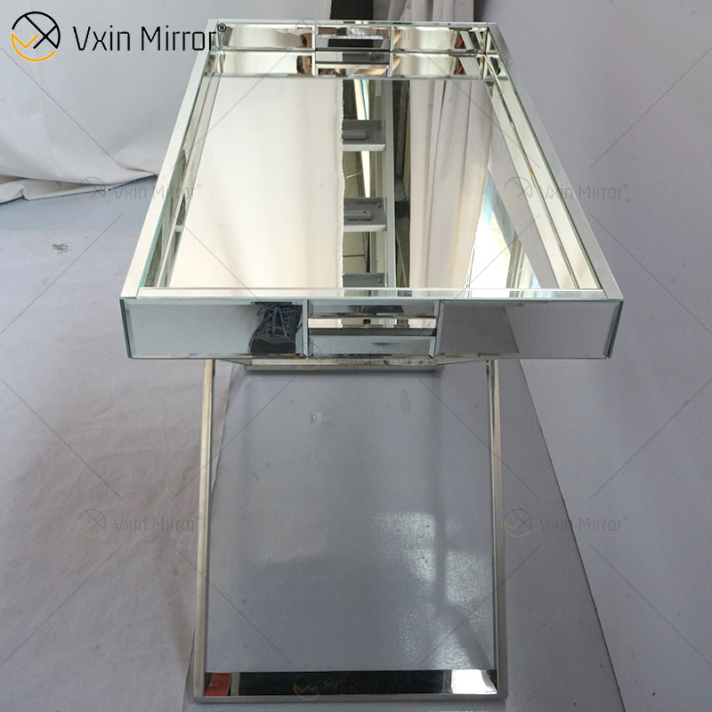 WXMF-39 Coffee Crushed Diamond Sparkly Mesa auxiliar para sala de estar