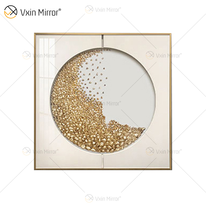 Diseño especial Vxin WXPA-016 Arte de la pared Decoración de metal Decoración del hogar Sala de estar de lujo Impresión de lienzo enmarcado para el hogar Conjunto para la venta