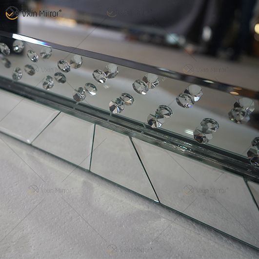 WXM-761 de buena calidad, juego de tocador de cristal, espejo de pared con decoración de pared, espejo iluminado