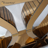 WXF-129 Mesa de consola de espejo de muebles simples geométricos prismáticos modernos