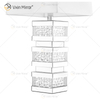 Suministro de fábrica WXTL-097 Lámpara de mesa de espejo LED de cristal plateado moderno para luz cálida