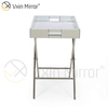 Espejo Vxin WXT-039 Decoración moderna Bandeja espejada de acero inoxidable plateada