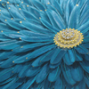 La pintura de flores Vxin WXPA-01 más nueva para la decoración del hogar arte de la pared cuadro colgante de plumas de Metal para el juego de sala de estar a la venta