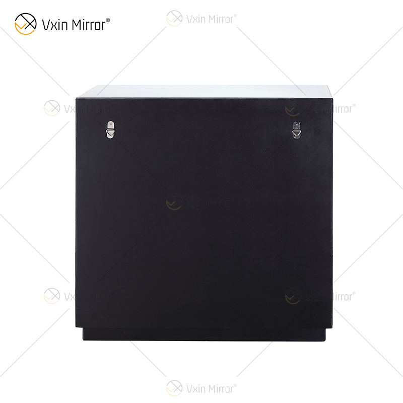 Mesita de noche de plata WXF-1001 de buena calidad con diamantes triturados, decoración moderna, mesita de noche con 3 cajones